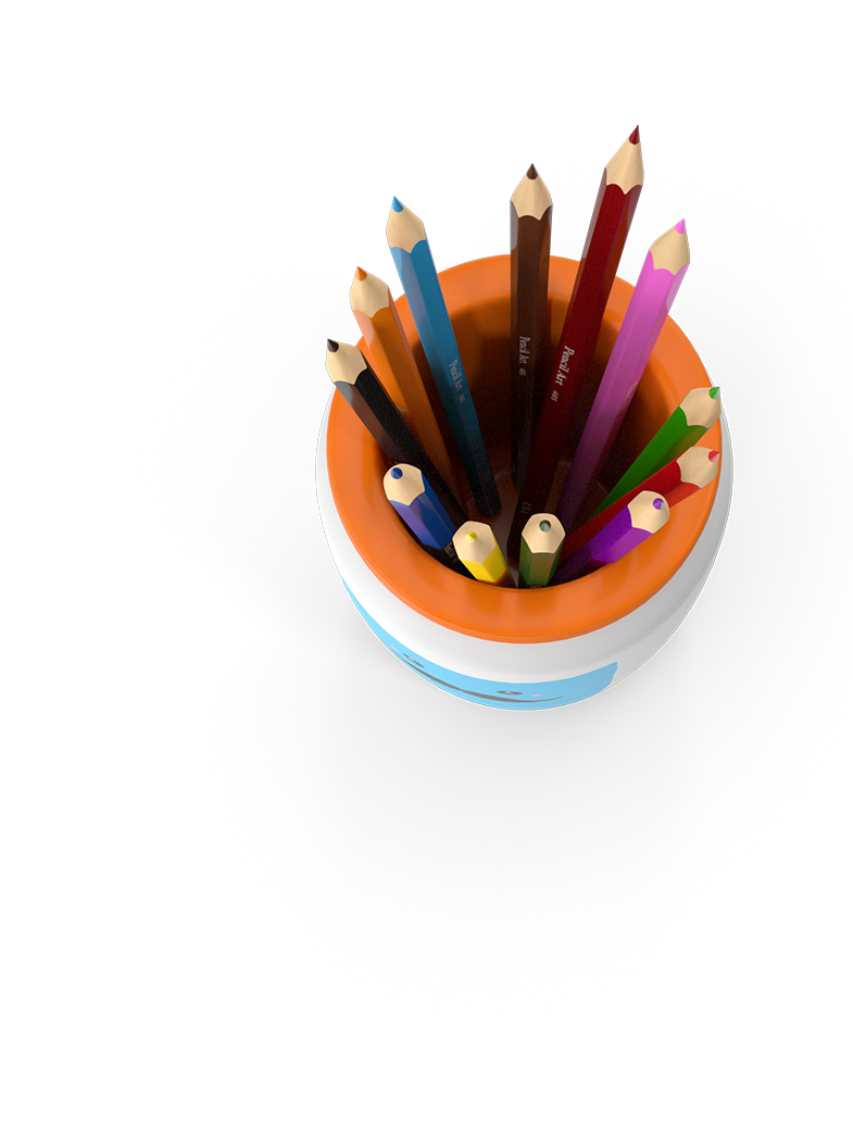 colored pencils